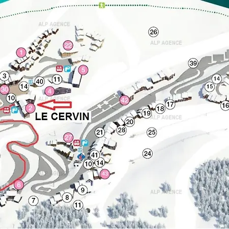 Le Cervin - 2 Pieces 4/5 Pers - Wifi- Le Cervin - 303ce - Plagne Soleil Mae-5164 Διαμέρισμα La Plagne