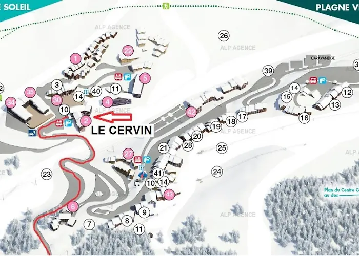 Le Cervin - 2 Pieces 4/5 Pers - Wifi- Le Cervin - 303ce - Plagne Soleil Mae-5164 Διαμέρισμα La Plagne